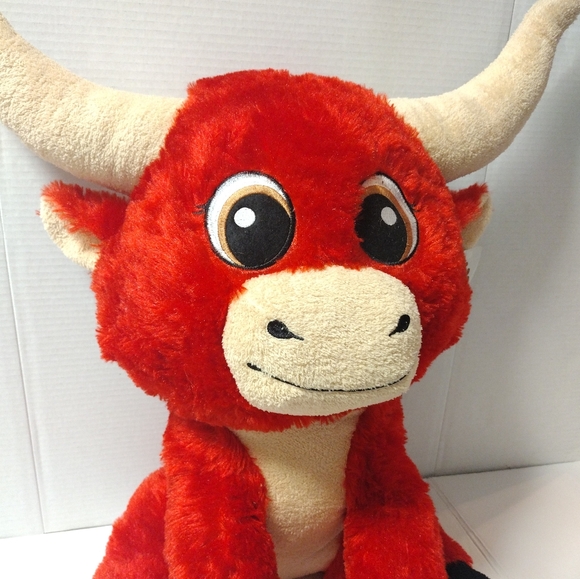 Goffa Red Bull Plush Stuffed Toy 22" Plush Toy Chicago Bulls NBA Mascot with Tag - Picture 4 of 9